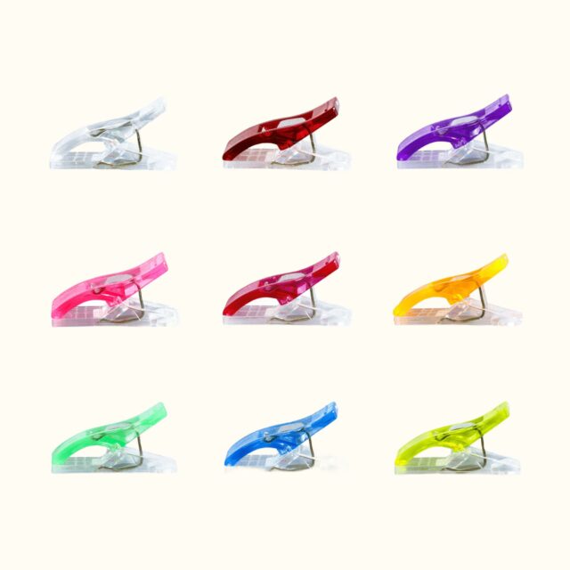 Quilting/Craft Plastic Clips 10pcs/Pack (Assorted Colors) #OT520258