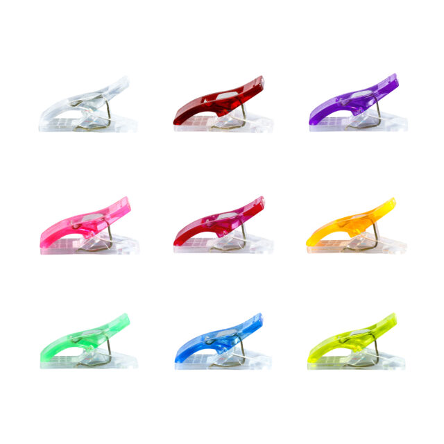 Quilting/Craft Plastic Clips 10pcs/Pack (Assorted Colors) #OT520258