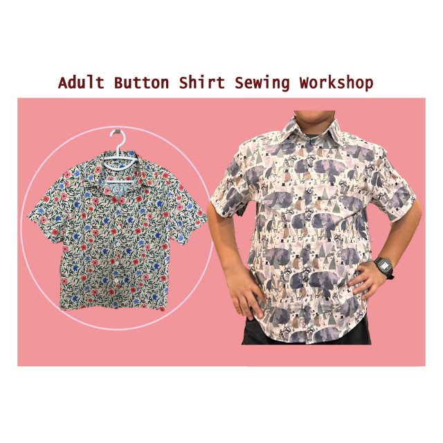Adult Button Shirt Sewing Workshop – 7 Oct 2023