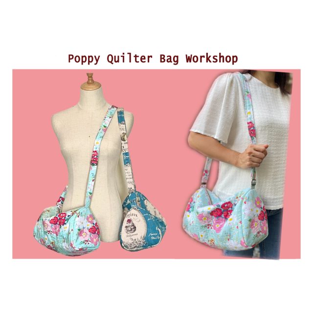 Poppy Quilter Bag Workshop – 30 Nov 2023