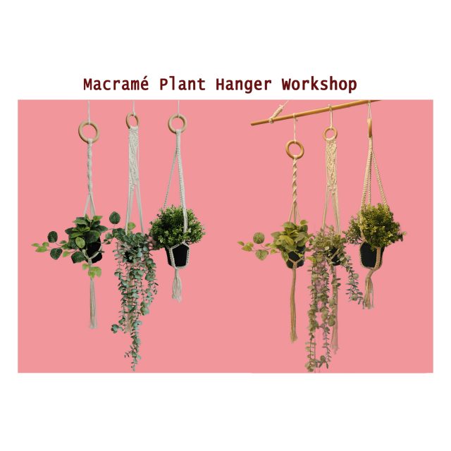 Macramé Plant Hanger Workshop – 25 March 2024