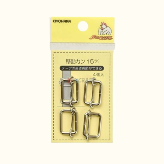 Suncoccoh - Iron Slider Buckle (Assorted Colors&Sizes) #SUN13-125~13-131