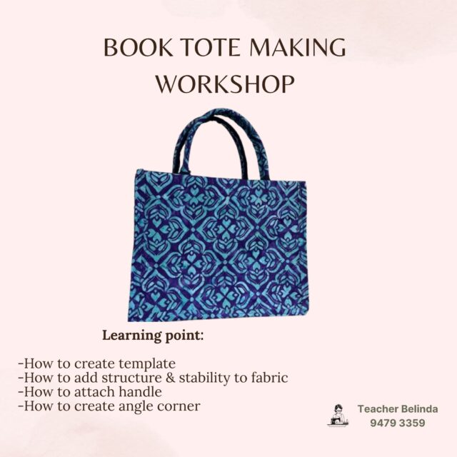 Book tote Making Workshop – 17 Nov 2026